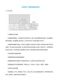 2023年高考地理二轮复习专题02地质作用规律微专题02地质剖面图的判读和微专题03流水作用与地貌学案