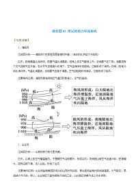 2023年高考地理二轮复习专题03大气运动规律微专题02常见的热力环流形式学案