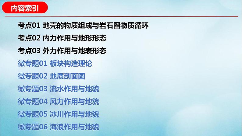 2023届高考地理二轮复习专题02地质作用规律课件第2页