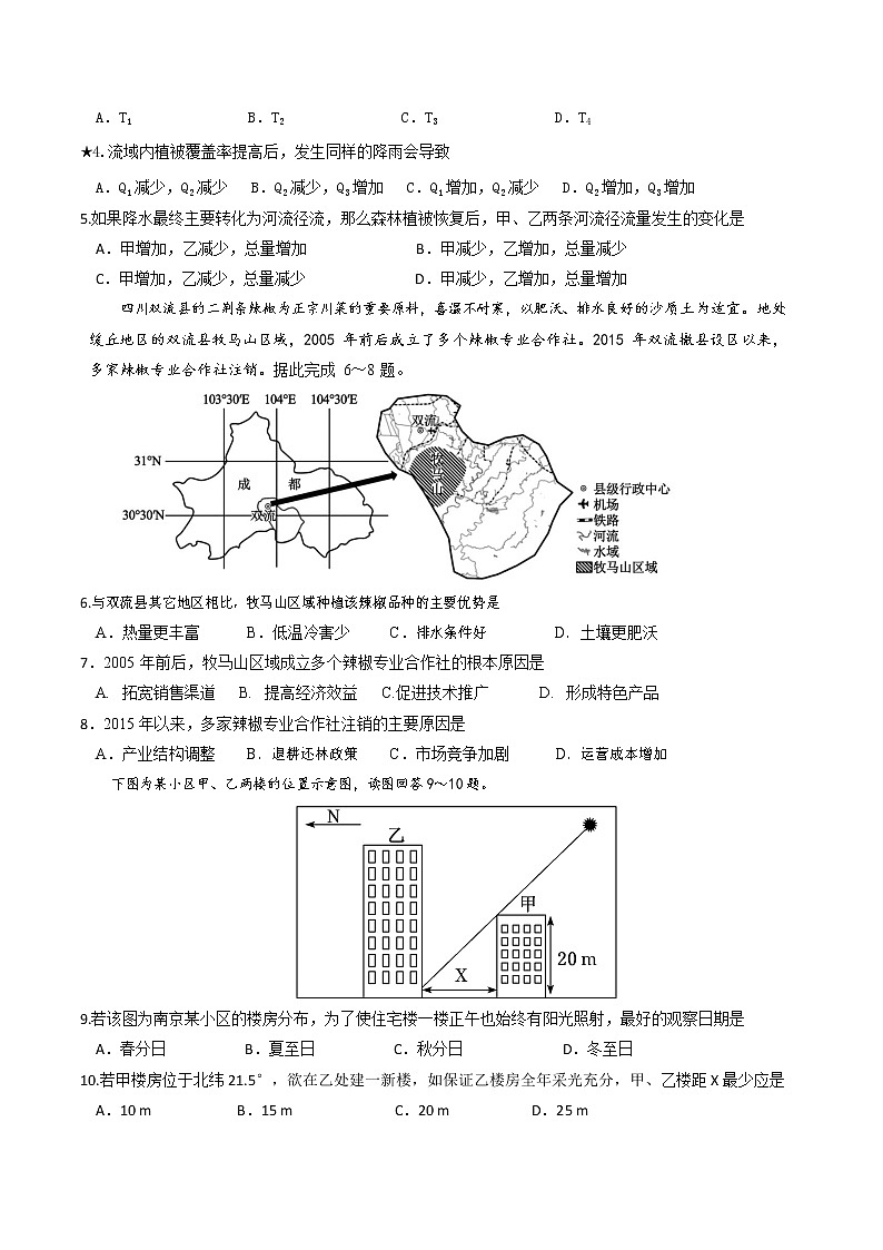 2022-2023学年湖南省岳阳县第一中学高二上学期期中考试地理试题（Word版）第2页