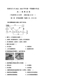 2022-2023学年新疆哈密市第八中学高二上学期期中考试地理试题 Word版