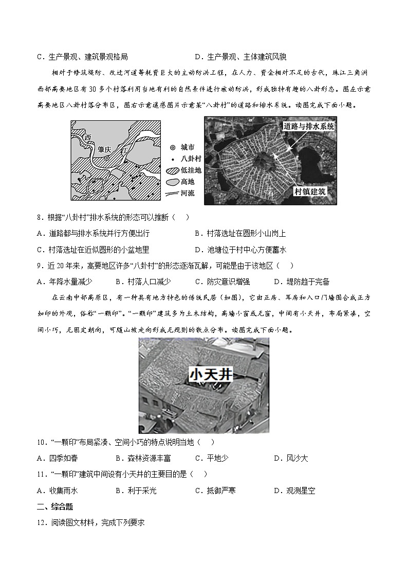 2.2 地域文化与城乡景观（课件+同步练习）精编高一地理同步备课系列（鲁教版2019必修第二册）02