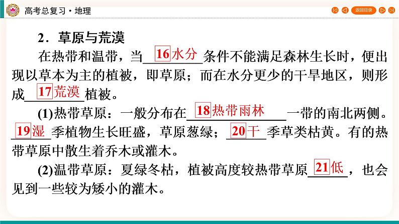 第1编第6章第18讲 植被和土壤 课件PPT+练习-新教材+新高考地理一轮复习07