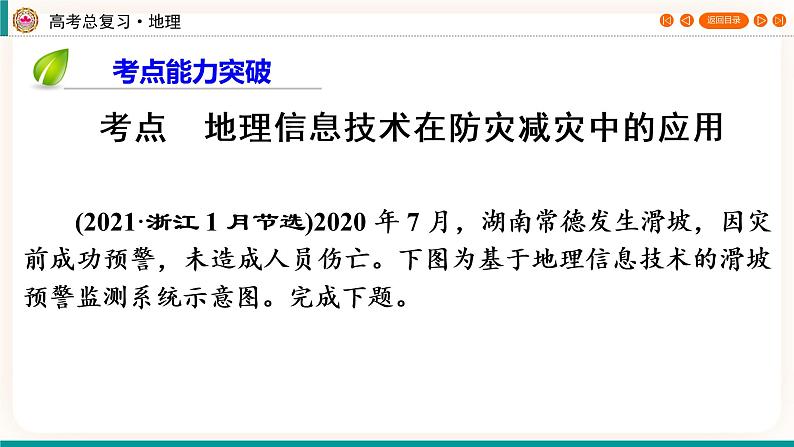 第1编第7章第23讲 地理信息技术在防灾减灾中的应用 课件PPT+练习-新教材+新高考地理一轮复习08