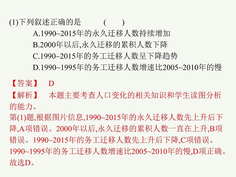 2023艺术类考生地理高考二轮专题复习　人口迁移课件PPT08