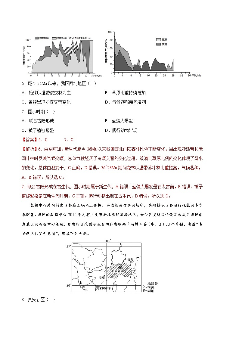 2023年高考第一次模拟考试卷：地理（北京A卷）（全解全析）03