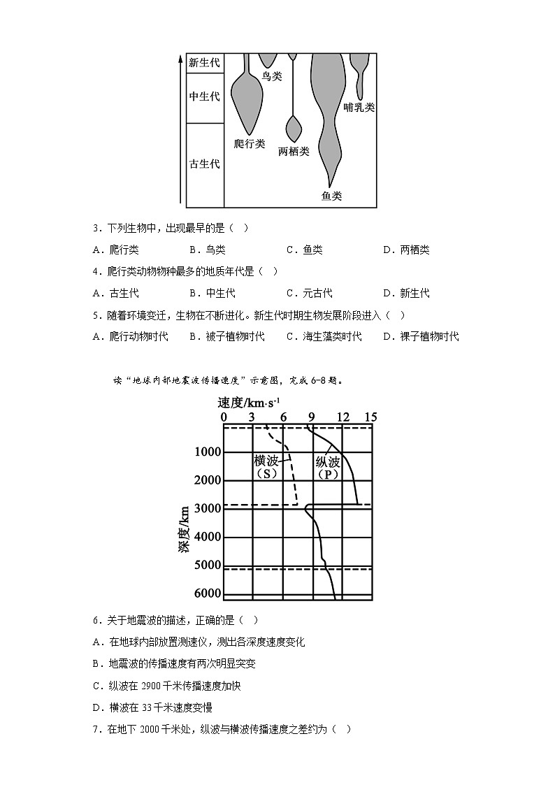 湖南省娄底市新化县五校联盟2022-2023学年高一上学期期中联考地理试题02