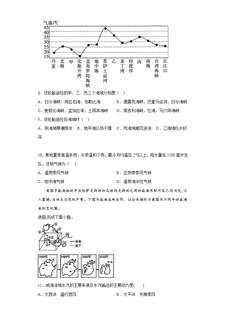 河北省秦皇岛市青龙满族自治县实验中学2022-2023学年高二下学期开学考试地理试题第3页
