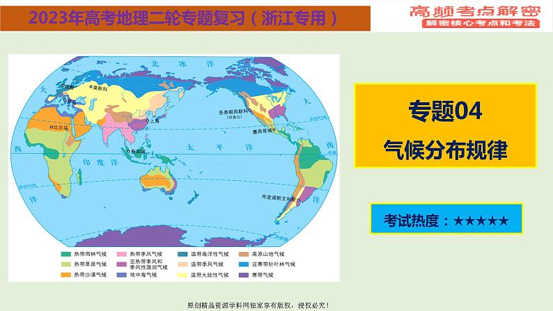 专题04 气候分布规律（课件）——【高考二轮复习】2023年高考地理全面复习汇编（浙江专用）01