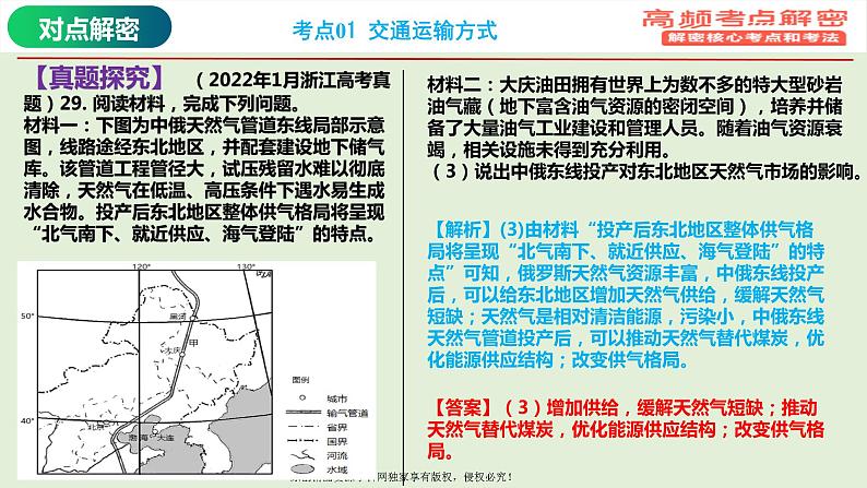 专题11+交通专题（课件）——【高考二轮复习】2023年高考地理全面复习汇编（浙江专用）07