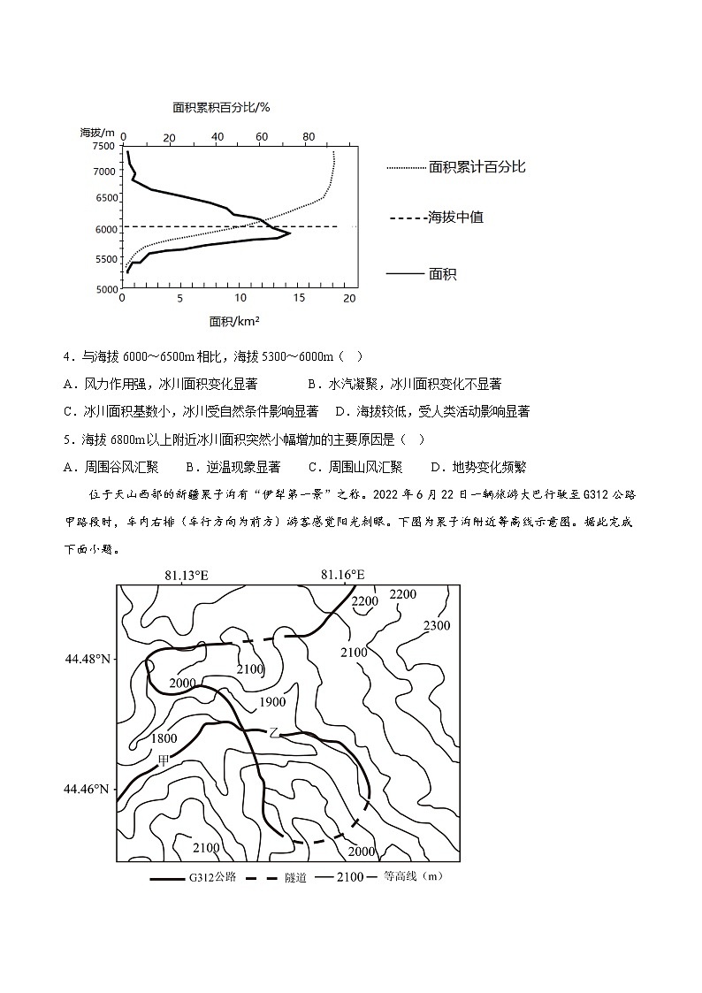 【高考二轮复习】2023年高考地理典型题汇编——06整体性与差异性（原卷版+解析版）02