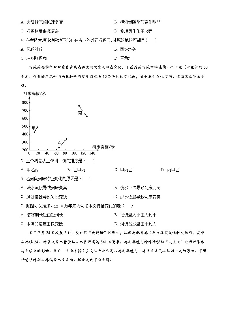 湖南省衡阳县2022-2023学年高二上学期期末地理试题无答案第2页