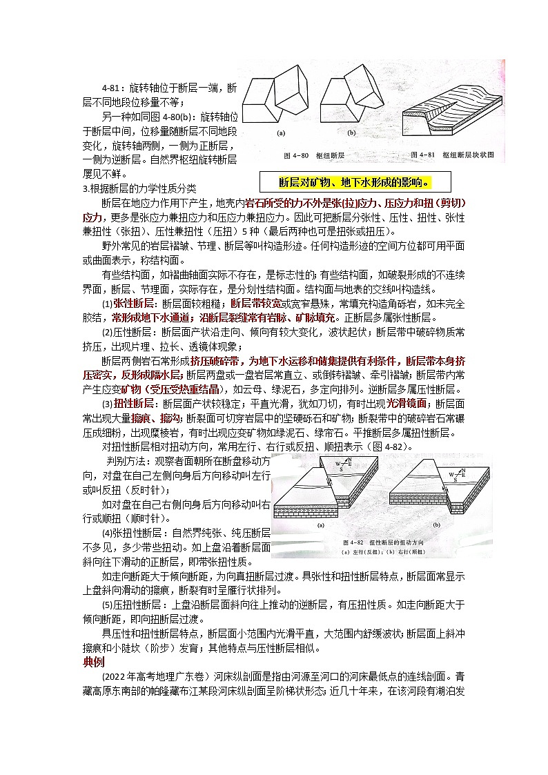 12 断层的识别、应用和相关-备战高考地理之探讨大学地理知识第3页
