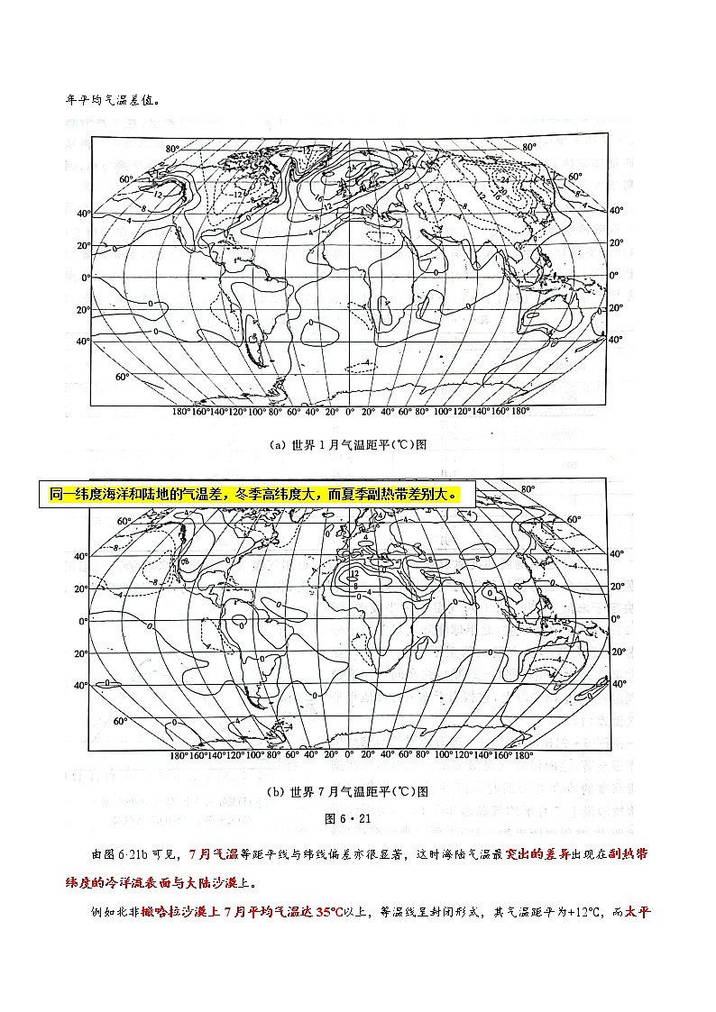 13 海陆分布和冰雪覆盖对气候的影响～结合相关高考真题-备战高考地理之探讨大学地理知识03