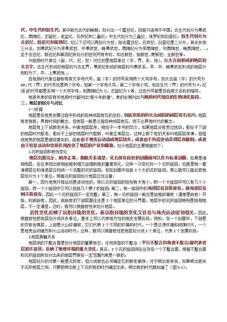 17 地层划分与岩相分析～结合相关高考真题-备战高考地理之探讨大学地理知识03