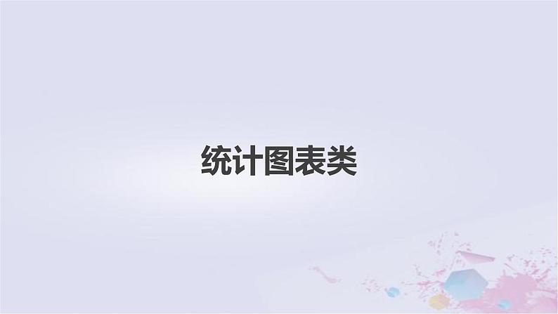 2023届高考地理二轮专题复习题型攻略统计图表类课件第1页