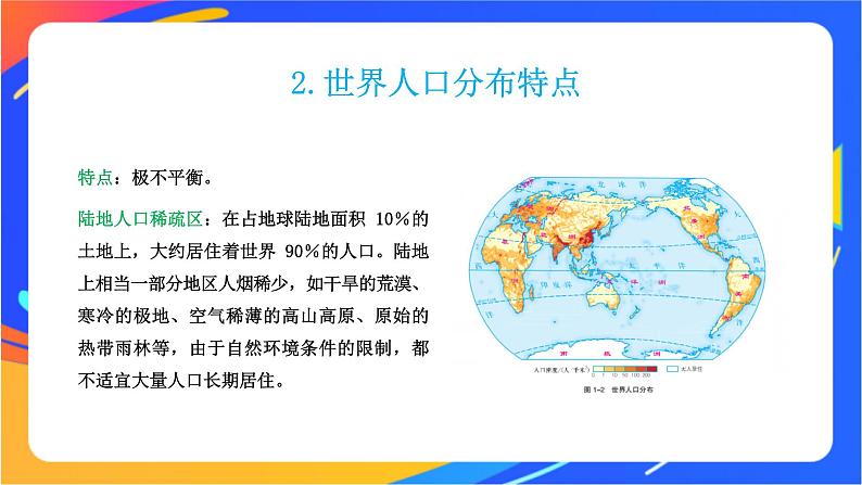 1.1 人口分布 同步课件+教学设计+视频素材+课时训练08