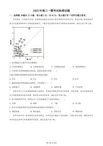 2022-2023学年山东省菏泽市高三下学期2月一模试题地理PDF版含答案