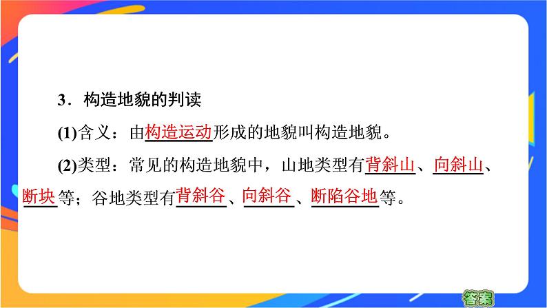 第二单元 地形变化的原因 单元活动　学用地质简图  课件08