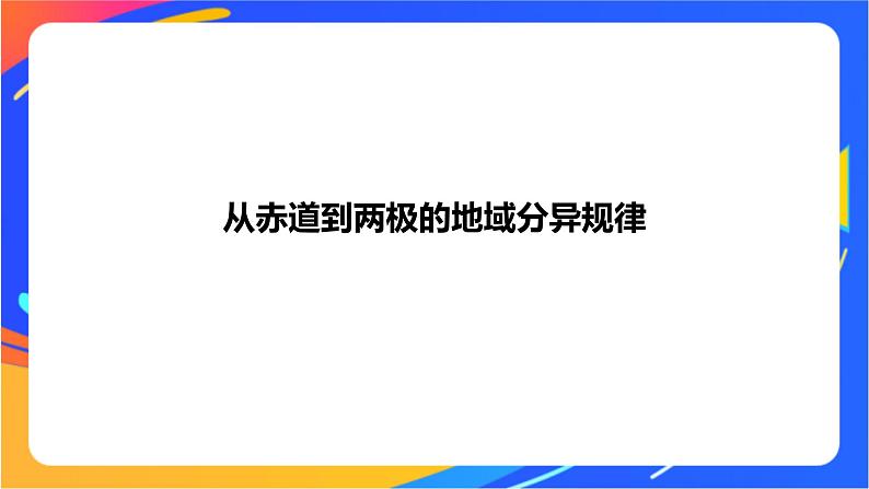 5.1地表环境的差异性  课件07