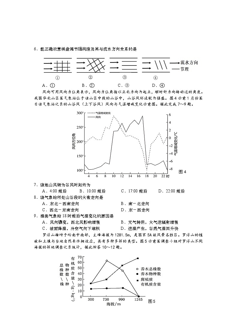 江苏省南通市2022-2023学年高三下学期3月月考地理试题第2页