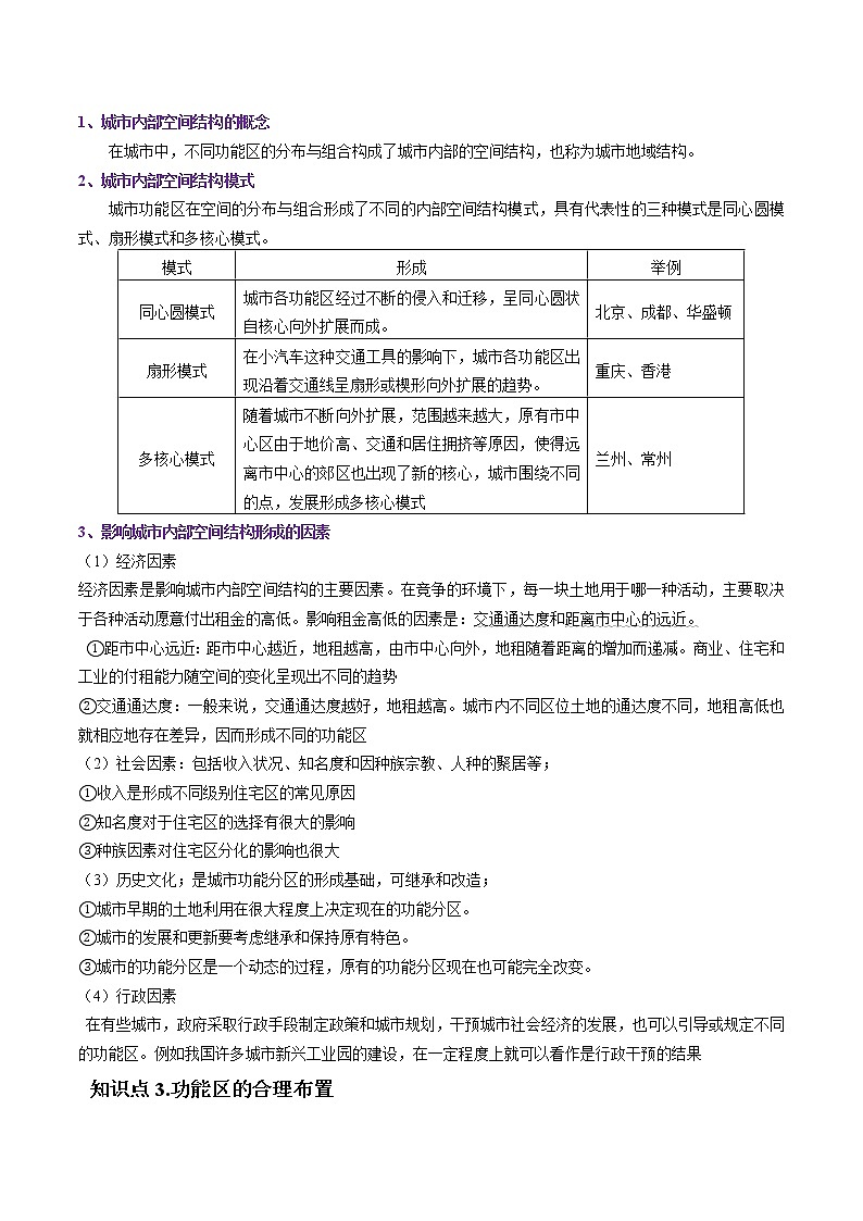 高考地理一轮复习讲与练专题13城市与城市化（教师版）第2页