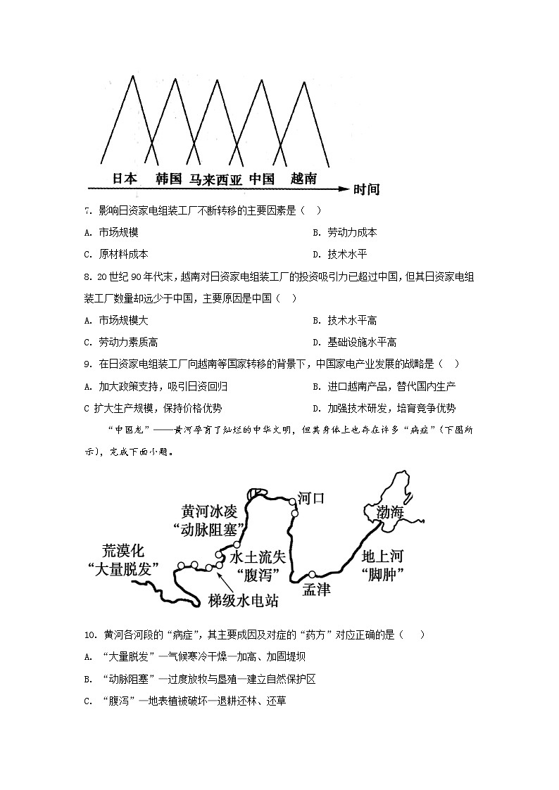 2021-2022学年河南省开封市祥符高级中学高二下学期开学考试地理试题含答案03