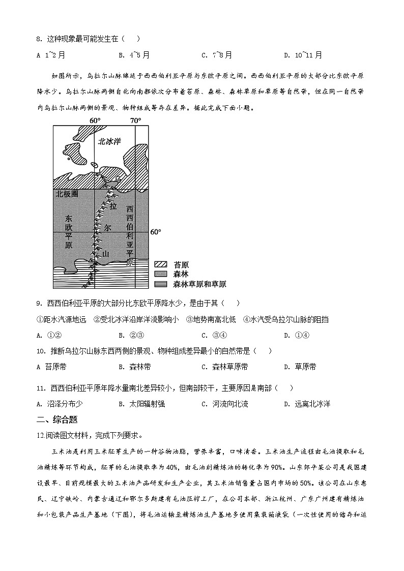 2020年全国统一高考文库综合《地理》试卷（新课标Ⅱ）第3页