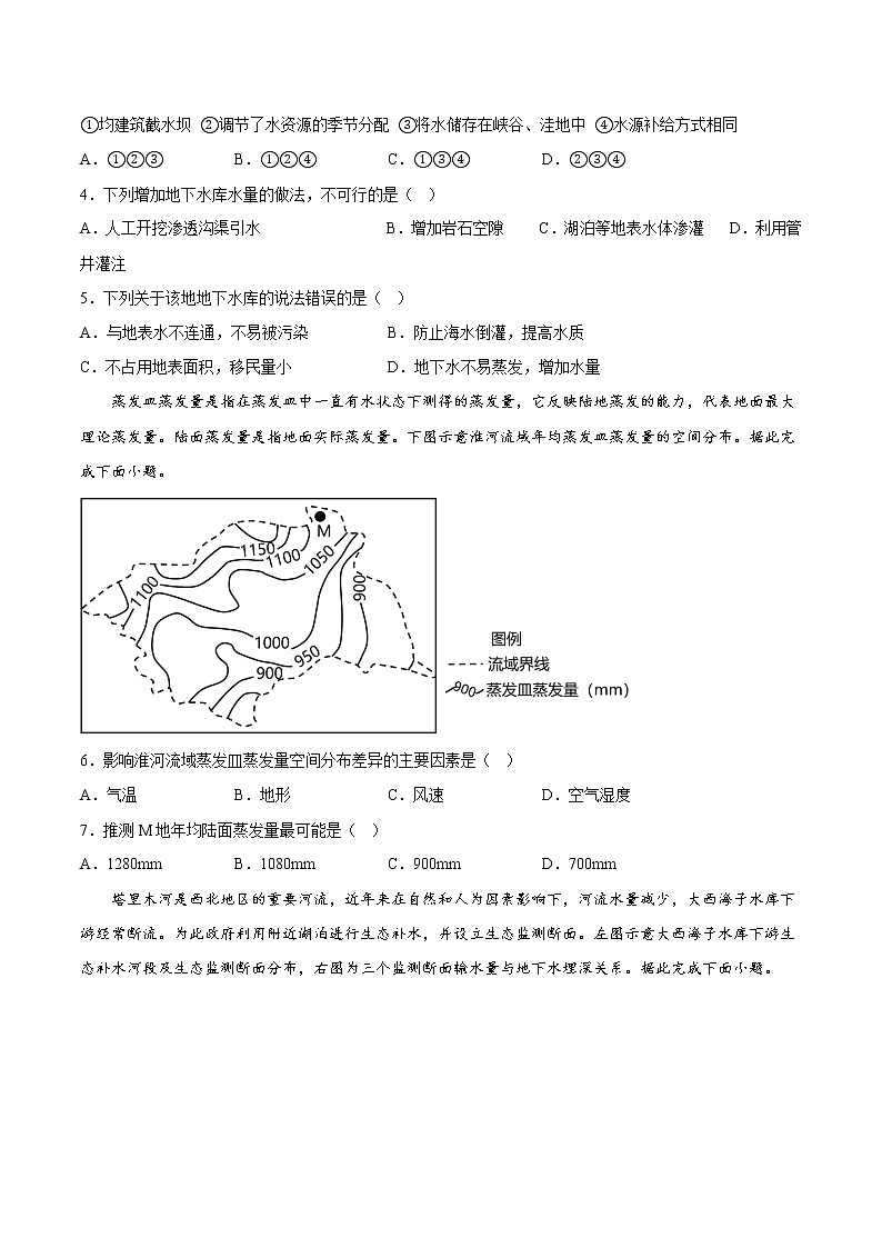 06水循环与水平衡（原卷版）第2页