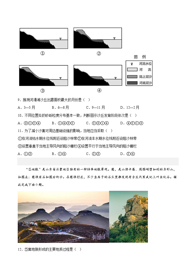 09外力作用与地貌形态（原卷版）第3页