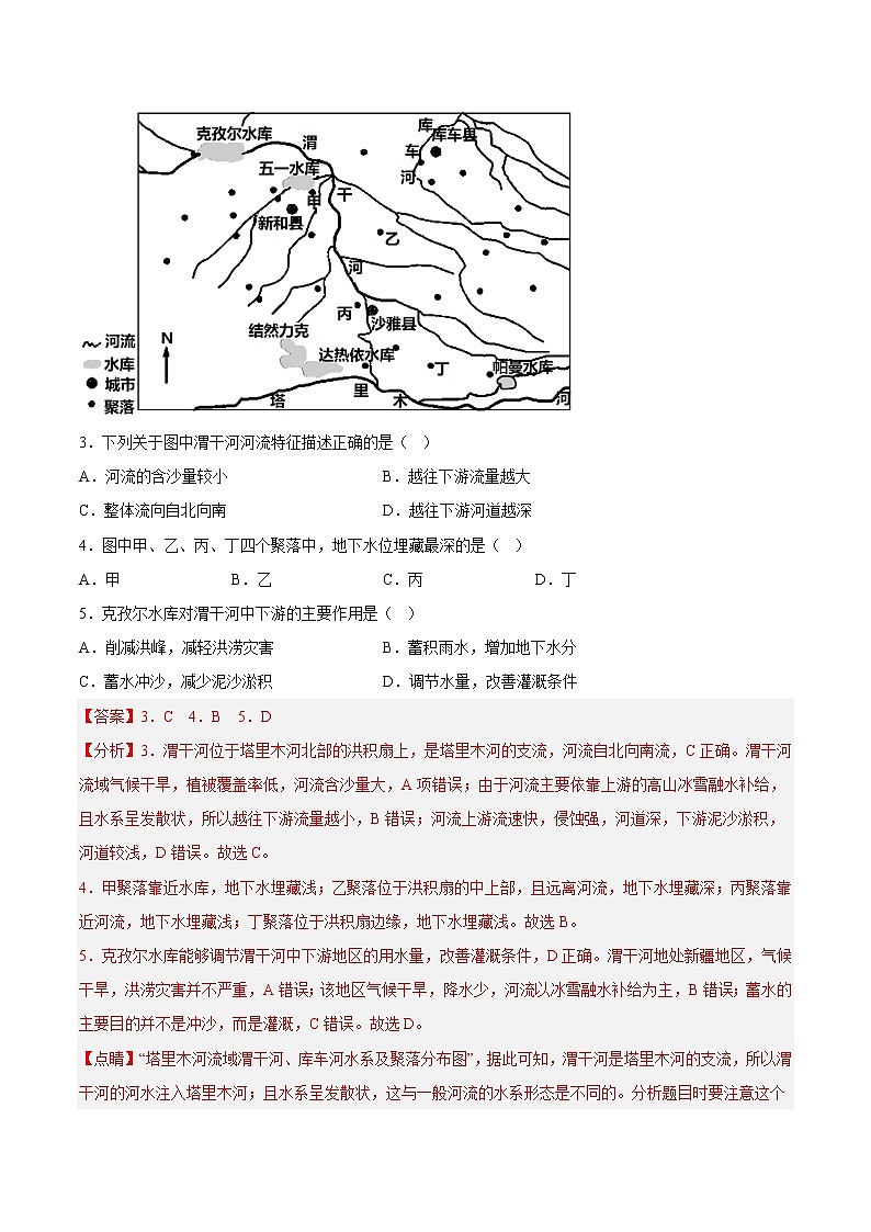 24特征描述类 ——【备考2023】高考地理小题集训（新高考专用）（解析版）第2页