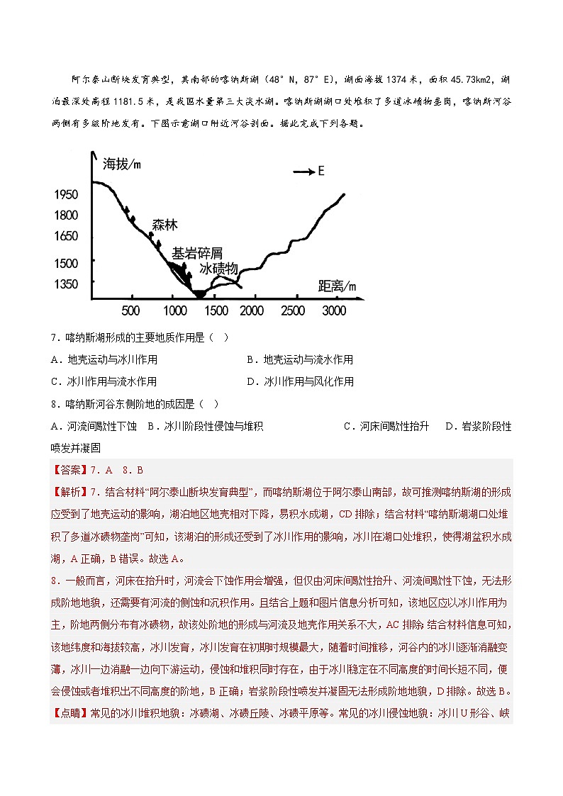 26成因分析类——【备考2023】高考地理小题集训（新高考专用）（解析版）第3页