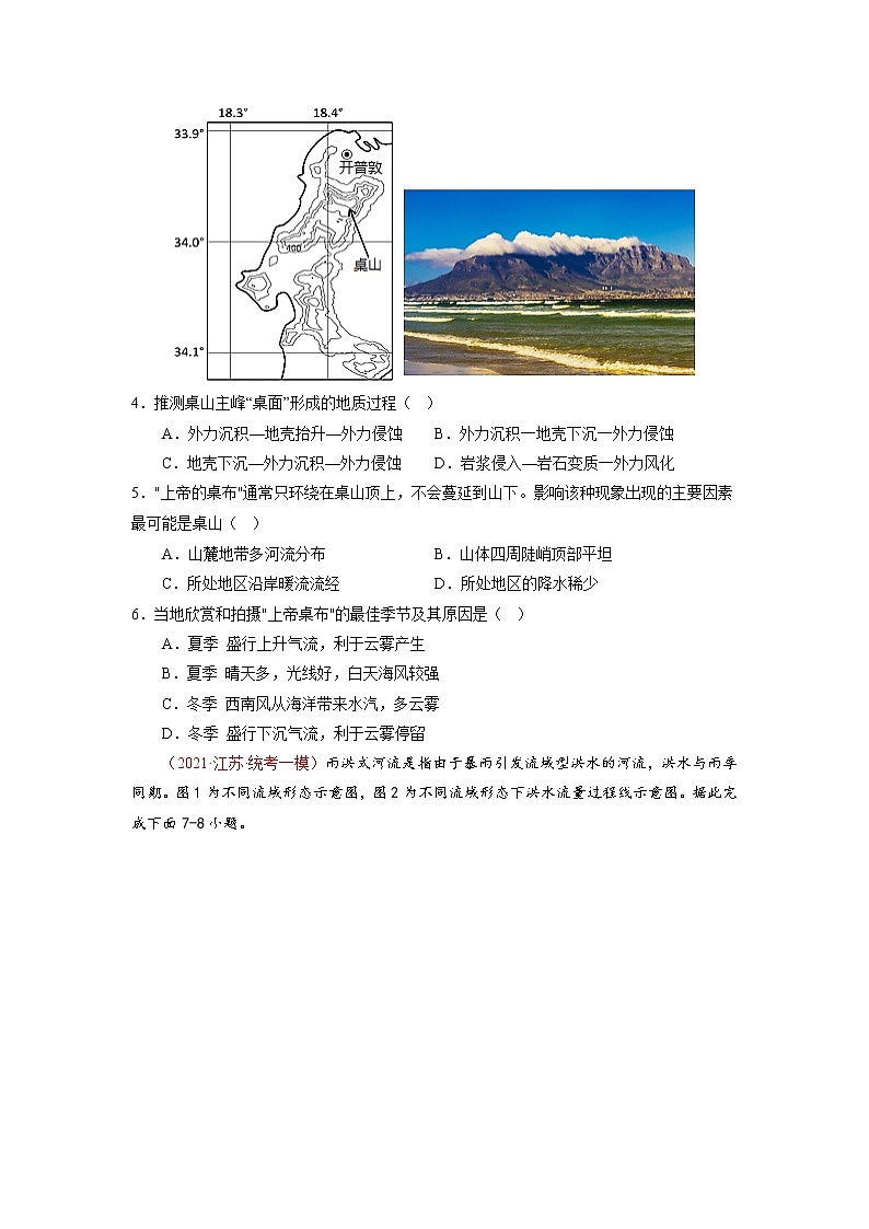 卷04——【备考2023】高考地理真题重组卷（江苏专用）（原卷版）第2页
