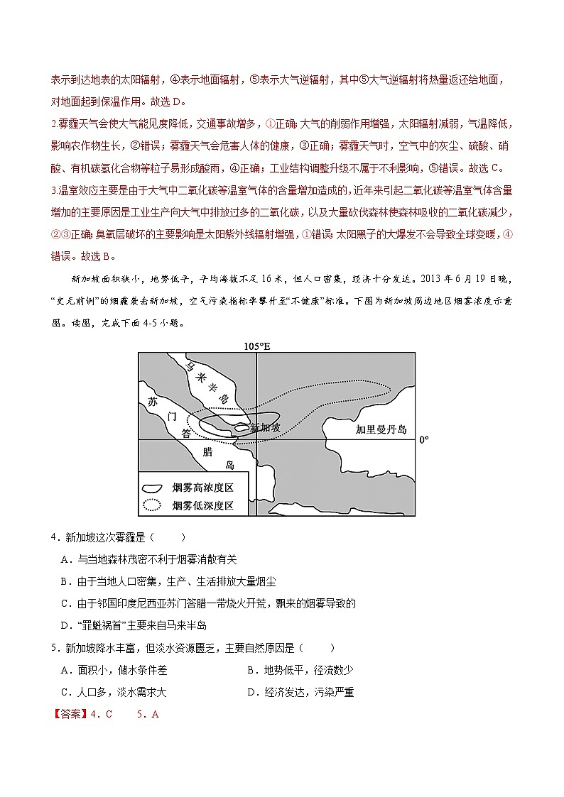 5.1 人类面临的主要环境问题-高一地理下学期同步课堂精讲练（中图版必修第二册）02