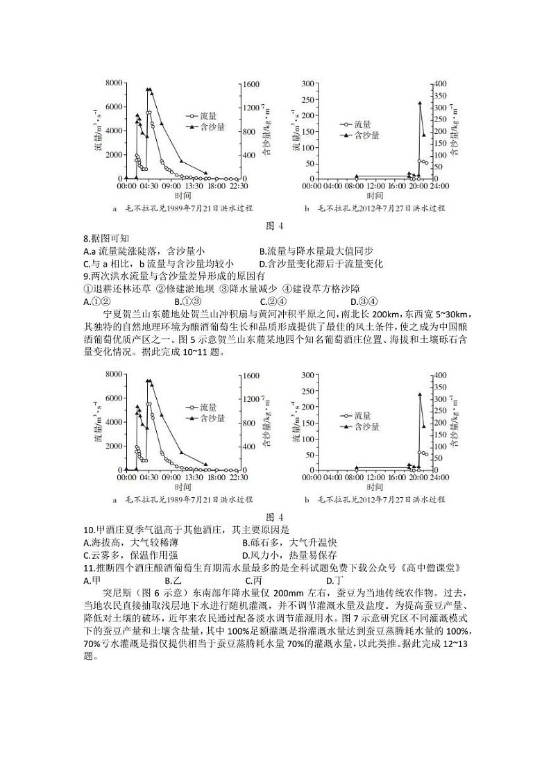 2023届山东省临沂市高三下学期一模考试（2月）地理PDF版含答案03