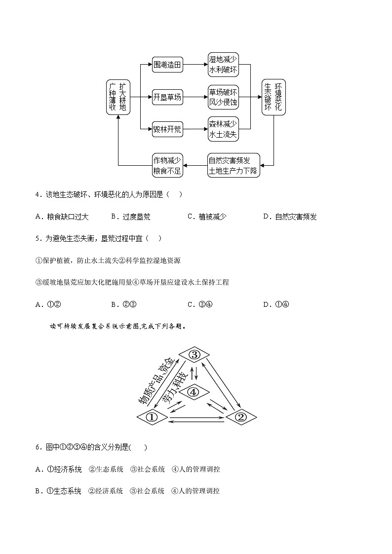 4.4 走可持续发展之路（同步练习）-高一地理同步备课系列（鲁教版2019必修第二册）02