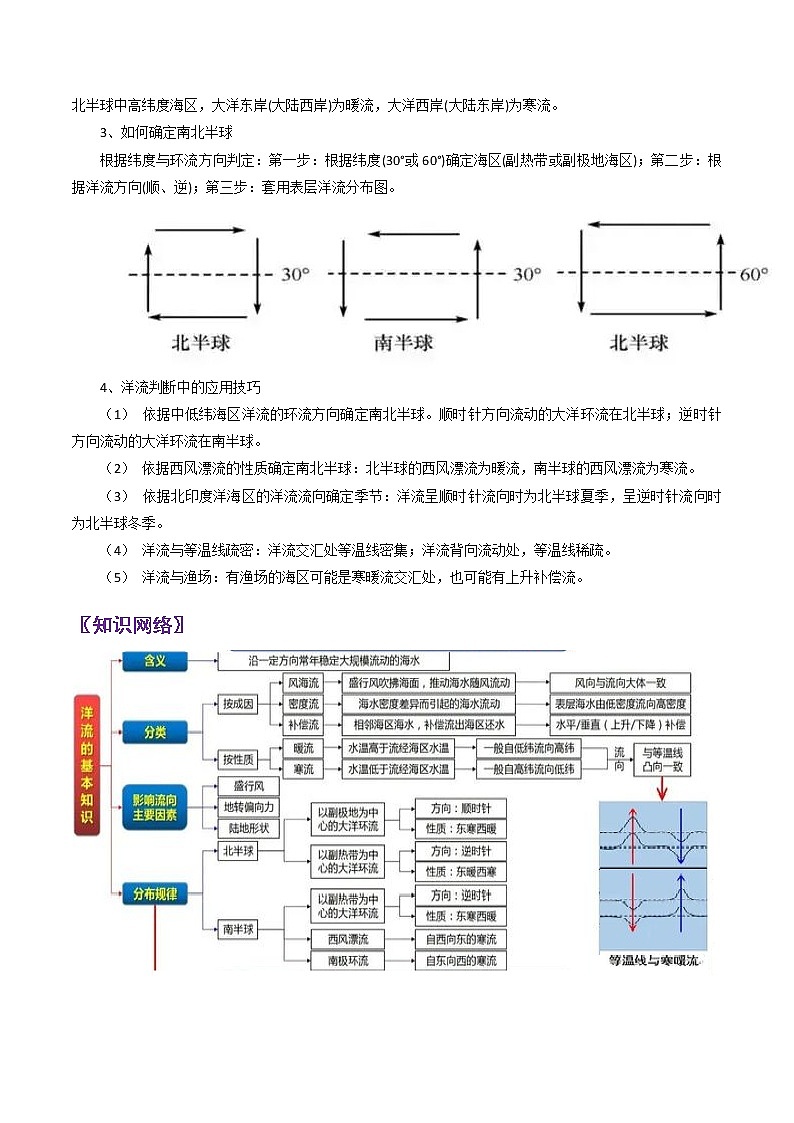 第3-4题：洋流-备战1月高考地理真题面对面押题精讲练（浙江专用）（原卷版）第3页