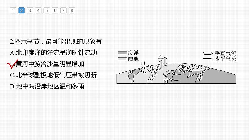 新人教版高考地理一轮复习课件  第1部分 第3章 第3讲 真题专练07