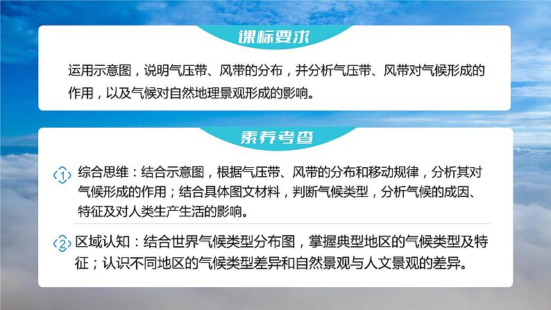 新人教版高考地理一轮复习课件  第1部分 第3章 第4讲 课时20　影响气候的主要因素04