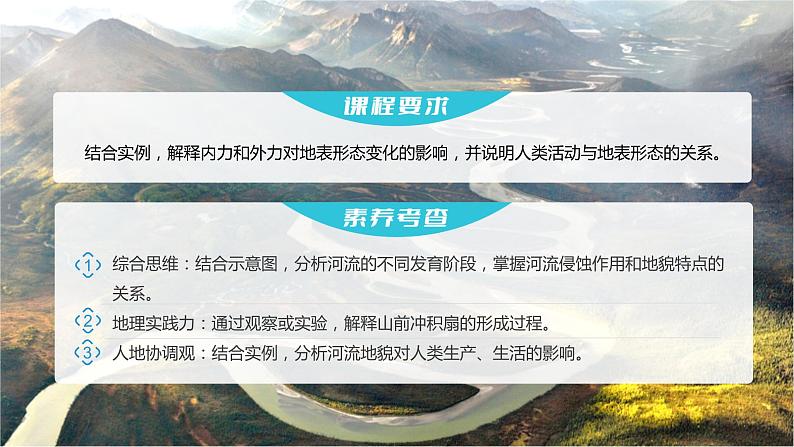 新人教版高考地理一轮复习课件  第1部分 第5章 第3讲 课时32　河谷的演变04