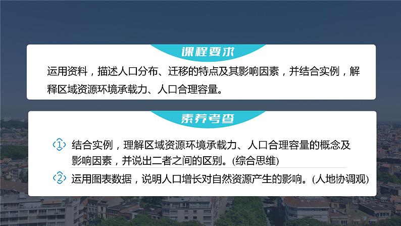 新人教版高考地理一轮复习课件  第2部分 第1章 课时48　人口容量04