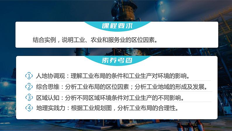 新人教版高考地理一轮复习课件  第2部分 第3章 第2讲 课时55　工业区位因素的变化04