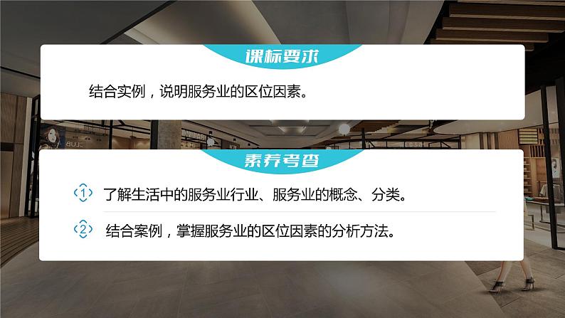 新人教版高考地理一轮复习课件  第2部分 第3章 第3讲 课时56  服务业区位因素04