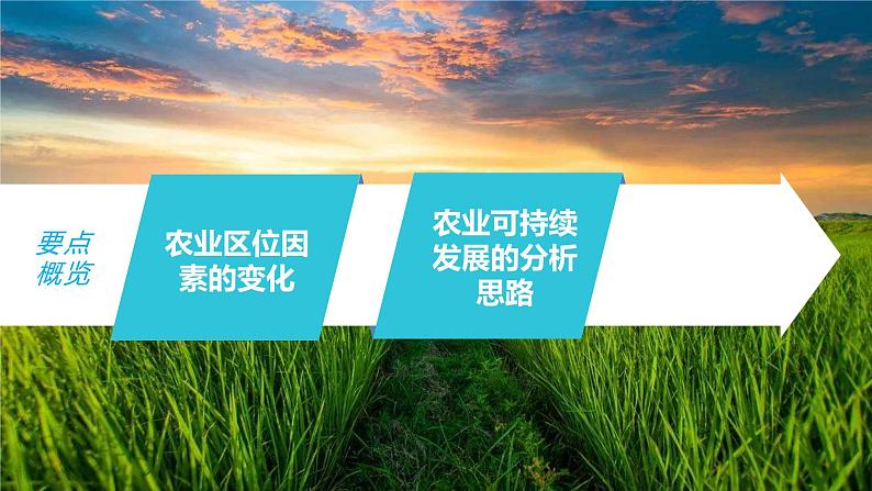 新人教版高考地理一轮复习课件  第2部分 第3章 课时53　农业区位因素的变化05