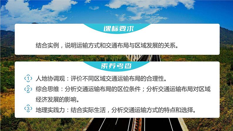 新人教版高考地理一轮复习课件  第2部分 第4章 课时60交通运输方式04