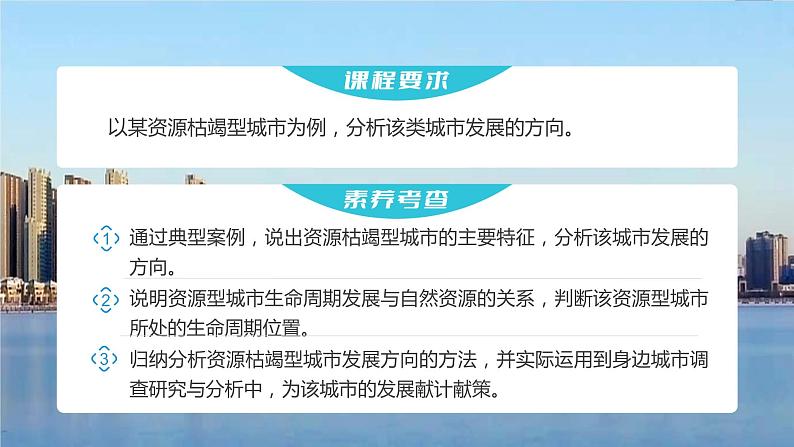 新人教版高考地理一轮复习课件  第3部分 第2章 课时67资源枯竭型城市的转型发展04