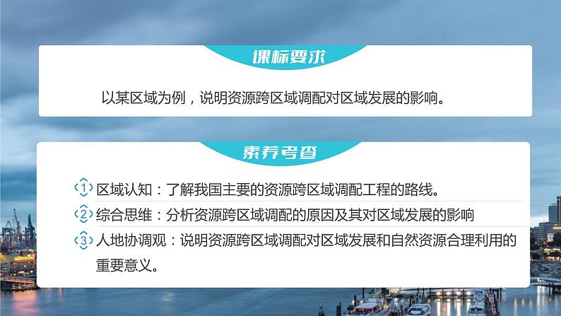 新人教版高考地理一轮复习课件  第3部分 第4章 课时71资源跨区域调配04