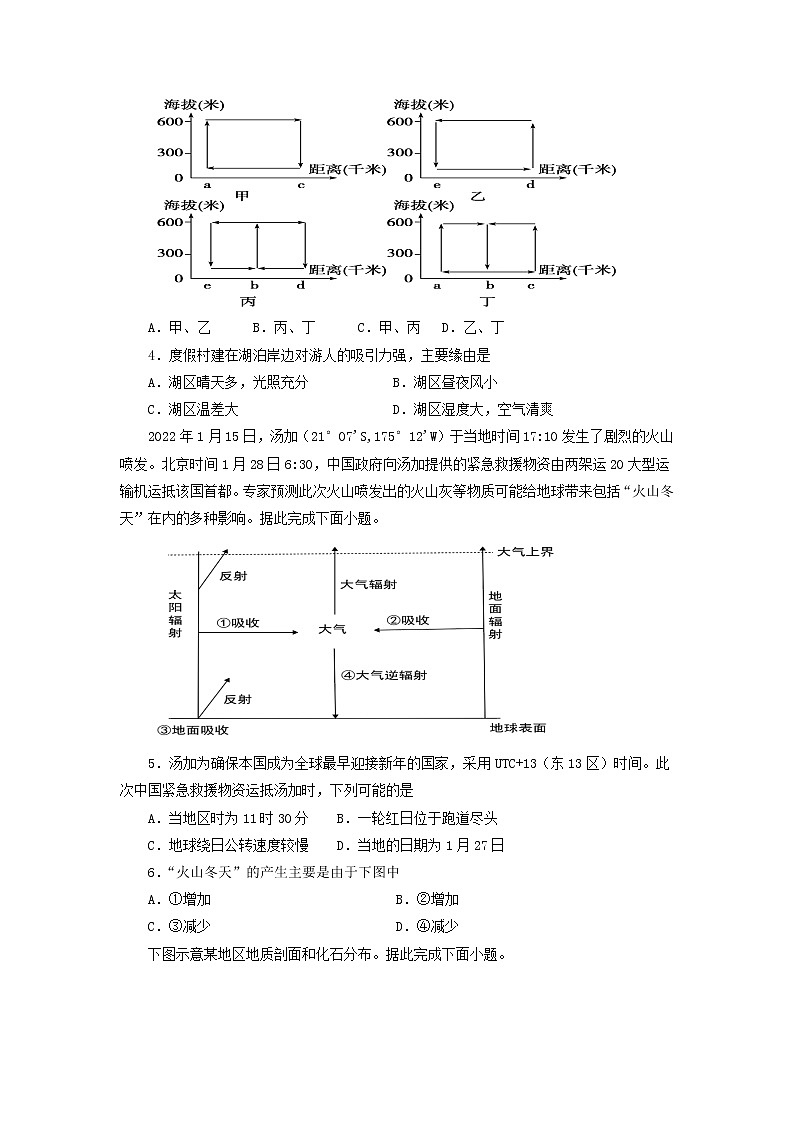 2022-2023学年辽宁省实验中学东戴河分校高二上学期10月月考地理试题含答案02