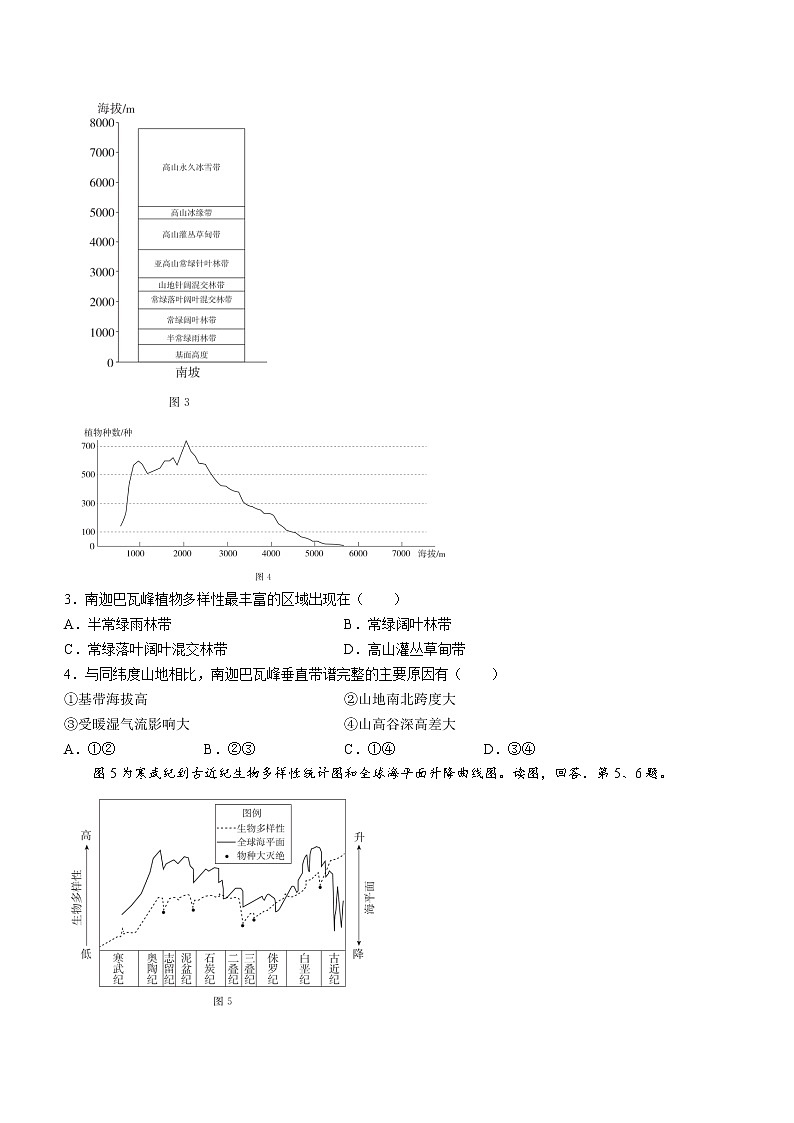 2023届北京市东城区高考一模地理试题(含答案)02