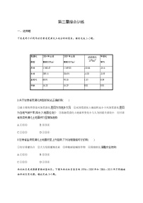 人教版 (2019)选择性必修2 区域发展第二章 资源、环境与区域发展本章综合预测同步练习题